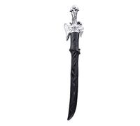 Annadue Épée Lumineuse, Sabre éclairé par LED RVB avec Gaine de Capteur Sonore pour Cadeaux d'affichage d'anniversaire de Fête de Cosplay (Silver)