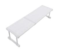 Annadue Étagère Extensible pour Armoire 20KG Support à Crémaillère en | Longueur télescopique réglable, organiseur sous l\'évier, sans perçage, style minimaliste moderne, robuste.