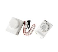 Annadue Étui à Caméra Zv1f, Caméra de Protection de la Caméra Sac à Came en Cuir Synthétique avec Poignée à Main en Bas pour Zv1f Zv 1m2 Cam (White)