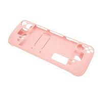 Annadue Étui avec Béquille pour Steam Deck, Housse de Protection, Protection Complète Mains Libres, Accessoire de Console de Jeu Anti- Digitales pour Les Voyages en Plein Air (Rose)