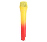 Annadue Faux Microphone, Accessoire de Pratique de Microphone Réaliste de Couleur Dégradée en Plastique Léger pour Les Faveurs de Fête de Discours de karaoké, Accessoire de Fête d