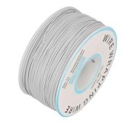 Annadue Fil de Cuivre étamé 30AWG, âme 0,25 Mm, Bleu (WHITE)