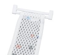 Annadue Filet de Bain en Maille pour bébé, Filet de Support de Siège de Bain Respirant Universel, Appui-tête Souple Réglable Antidérapant, de pour bébé à Cinq Coins pour Baignoire (étoile)