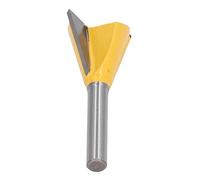 Annadue Fraise à Queue D'aronde de 1/4 Po pour Rainurage du Bois (6*7/8)) | Alliage d\'acier au tungstène, revêtement PTFE, lame de coupe tranchante, fabrication artisanale du bois, taille compacte