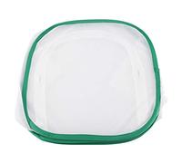 Annadue Grande Cage Portable Pliable, Enclos d'élevage Durable avec Fermeture éclair, Maison en Ventilée pour Chenilles et Papillons, Facile à Transporter (30 * 30 * 30cm)