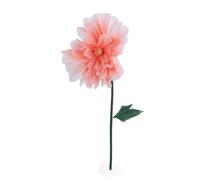 Annadue Grande Fleur de Pivoine Artificielle avec Base en Fer pour Mariage | Tissu durable, tige pliable, pied lesté robuste, assemblage simple, décoration florale artificielle.
