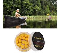 Annadue Granulés Pop-Up en Mousse pour Pêche à la Carpe, Leurres Souples Flottants de 30 Pièces, Granulés Attractifs pour Poissons Rouges de 12mm pour la Pêche à la Carpe en Rivière et en Lac