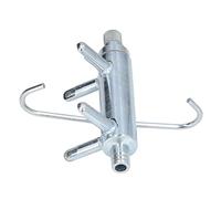 Annadue Griffe de Traite pour Vache 16 Mm de Diamètre, 4 Trous de Tasse, Facile à Nettoyer, Performance Stable, Collecteur de Machine à Traire pour Bovins Laitiers, Accessoire de Ferme