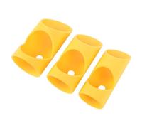 Annadue Guide de d'isolation de Tuyau, Paquet de 3 Outils de de Tuyau en Mousse, Fixation d'alignement Précis ABS pour une Facile, Usage Domestique et Industriel (YELLOW)