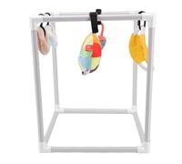 Annadue Gymnase de Jeu pour Chiots et Chiens, Aire de Jeux Robuste en PVC pour Enrichissement de Chiens avec Sangle de Suspension Réglable, 5 pour Petits