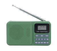 Annadue Haut-Parleur Bluetooth Radio FM Dab Portable Solaire, Lecture USB et Carte Mémoire, Batterie Rechargeable pour Utilisation en Extérieur
