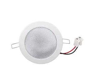 Annadue Haut-Parleur de Plafond encastré, qualité Sonore Riche, Conception Anti-poussière, Puissance de Sortie 6-10W pour Espace de Bureau, Impédance 8Ω
