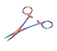 Annadue Hémostat de Cheveux d'oreille d'animal de Compagnie de Pointe Droite de 14 Cm, Pince de Nettoyage de Pince à épiler, Outil 'épilation pour Chiens Chats Petits Animaux
