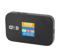 Annadue Hotspot Mobile 4G LTE WiFi 6, Routeur WiFi Portable Double Bande 2,4 G 5,8 G 229 Mbps Prend en Charge 32 Appareils, avec Batterie Amovible de 3 000 MAh, pour Les Voyages