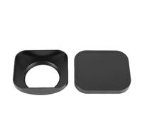 Annadue Hotte de la Lentille de la Caméra, Hotte de la Lentille Carrée en Alliage en Aluminium avec Capuchon, Mise à Niveau de la Teinte de Traitement Fin CNC Remplacement du Protecteur (58MM)