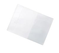 Annadue Housse de Passeport Transparente Givrée, Étui en PVC Imperméable, Protecteur de Voyage pour Carte d'Identité, Organiseur de Documents pour Voyage d'affaires