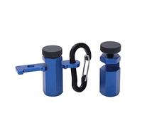 Annadue Jauge D'escalier en Alliage D'aluminium Durable, Gabarit Plat Hexagonal pour Encadrer les Carrés et les Chevrons, Facile à Utiliser pour le Travail du Bois, Clamp/Holder Auxiliaire (BLUE)