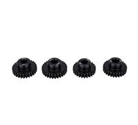 Annadue Jeu de 4 Pignons 25DP pour RC | Acier allié au molybdène, 25T 26T 27T 28T, arbre de 8 mm, tout-terrain, haute vitesse, entraînement silencieux,