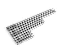 Annadue Jeu de 9 Mèches de Perçage Carrées, Acier allié S2, pour Perçage | Jeu d\'embouts carrés magnétiques avec tige hexagonale 1/4 pour perceuse rechargeable, tournevis électrique, outils