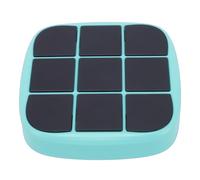 Annadue Jeu de Tic-tac-Toe Infini 4 en 1, Console de Jeux de Puzzle Portable, Jeu électronique de Tic-tac-Toe pour la Croissance de la Mémoire, Jeux de Voyage Portables, de société (Cyan)