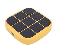 Annadue Jeu de Tic-tac-Toe Infini 4 en 1, Console de Jeux de Puzzle Portable, Jeu électronique de Tic-tac-Toe pour la Croissance de la Mémoire, Jeux de Voyage Portables, de société (Yellow)