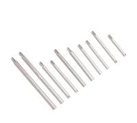 Annadue Jeu de Vis de Bracelet de Montre de 10 Tailles, Accessoires d'outils de Réparation de Montre avec Boîte de Rangement, 50 Vis de en Métal pour Goupille de Bracelet de d'horloger (50 pièces)