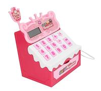 Annadue Jouet de Caisse Enregistreuse pour Enfants, Ensemble de Jeu avec Argent de Simulation, pour Les Tout-Petits d'âge Préscolaire