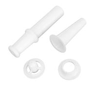Annadue Kit de Fixation Kubbe Universel pour Hachoir à Viande, Poussoir Alimentaire Universel, Buse de Remplissage de Saucisses, Accessoire de Broyeur en Plastique ABS Durable, Facile à Installer