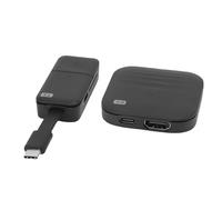 Annadue Kit D'extension HD sans Fil pour Téléphone PC, Transmetteur HDMI de Type C avec Résolution 1080P, Portée 50M, pour Mise en Miroir D'écran de Projecteur TV