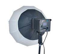 Annadue Lampe Vidéo LED COB Bicolore 100 W, Lumière de Remplissage Polyvalente pour Photographie avec Télécommande et Abat-Jour, pour Photographie en Studio, Enregistrement Vidéo