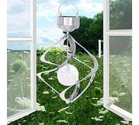 Annadue Lampes Solaires Suspendues, Carillons éoliens LED à Couleur Changeante, Décoration Extérieure étanche, Lampe Solaire pour Jardin, Patio, Balcon, Lumière Extérieure pour Clôture, Arbre, Porche