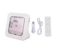 Annadue Lecteur CD avec Double Haut-Parleur HiFi Bluetooth Portable, avec Télécommande, écran LCD, Le Choix de Cadeau Parfait pour Les Enfants, Les Personnes âgées et Les Amis