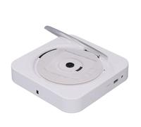 Annadue Lecteur CD Bluetooth Portable, Lecteur CD Mural, Bluetooth 5.0, Prend en Charge la Télécommande, adapté aux étudiants écoutant L'apprentissage (White)