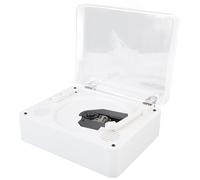 Annadue Lecteur CD Portable Bluetooth avec des Haut-parleurs, des Lecteurs de CD Vintage de Bureau, des Haut-parleurs Stéréo Intégrés, Un USB, Une Télécommande, Prend en Charge MP3 (White)