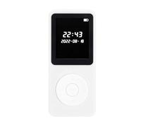 Annadue Lecteur MP3, écran LCD 1,77 Pouces, Lecteur de Musique Portable, Haut-Parleur intégré, Lecteur MP3 HiFi 5.0 avec Enregistreur Radio FM, Réveil pour Garçons et (White)