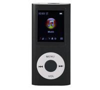 Annadue Lecteur MP3, Lecteur de Musique HiFi Portable sans Perte avec écran TFT de 1,8 Pouces, 7 Modes D'effet Sonore, Lecteur MP3 Numérique pour étudiants, Adolescents, (Black)