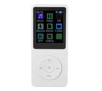Annadue Lecteur MP3, Lecteur de Musique MP3 Portable avec écran TFT 1,82 Pouces, Lecteur de Musique Numérique Multifonctionnel avec Bluetooth pour étudiants, Adolescents, (White)