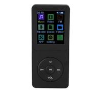 Annadue Lecteur MP3, Lecteur de Musique MP3 Portable avec écran TFT 1,82 Pouces, Lecteur de Musique Numérique Multifonctionnel avec Bluetooth pour étudiants, Adolescents, (Black)