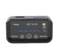 Annadue Lecteur MP3 Radio Portable avec Clip Arrière, Lecteur de Musique Numérique 32 G sans Perte avec Bluetooth 5.3, écran Tactile 1,47", Haut-Parleur intégré, Enregistreur Vocal,