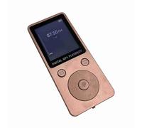 Annadue Lecteur MP4 Numérique de 1,8 Pouce pour Musique (Rose Gold) | Écran de 1,8 pouces, conception givrée antidérapante, lecture de 6 à 8 heures, 32 Go extensible, appareil multimédia portable