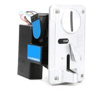 Annadue LED Sélecteur de Pièces pour Machine de Jeu (SILVER) | Anti-interférence électromagnétique, notation comparative précise, indication d\'état LED, utilisation de jeux d\'