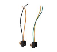 Annadue Ligne d'adaptateur de Prise de Connecteur de Faisceau de Prise de Phare pour Ampoule H1, Faisceau de Câblage d'Ampoule de Phare 2 Pièces, Connecteur de Lampe Halogène pour Phares de Voiture