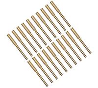 Annadue Lime de Meulage pour Tronçonneuse, Ensemble D'outils D'affûtage Pratiques pour Fraise de Soudage et Chanfreinage, Kit de Limes pour Pierre de Scie à Chaîne 20 Pièces, adapté à la Chaîne 404,