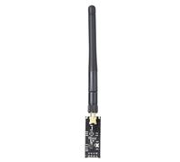 Annadue Lot de 2 Modules émetteur-récepteur sans Fil 2,4 G, Module émetteur-récepteur RF Longue Portée 1 100 M avec Antenne SMA, Module de Communication sans Fil pour Robot Drone