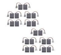 Annadue Lot de 20 Balais de Charbon de Moteur pour Outils électriques, Pièces de Rechange pour Meuleuse d'angle, Perceuse électrique, Marteau - Brosses en Cuivre Durables 16 X 2 X 22 Mm