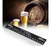Annadue Lot de 5 Thermomètres de Brassage Adhésifs LCD pour Bière Brassée à la Maison, Thermomètre de Fermentation pour équipement de Brassage, Thermomètre Lavable pour à Domicile