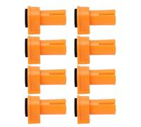 Annadue Lot de 8 Chiens d'établi de 19 Mm pour établi de Travail du Bois, Butée de Frein en Nylon Haute Résistance Qui Ne Marque Pas avec Coussinet de Serrage, Tenon de Cheville d'établi à Démontage