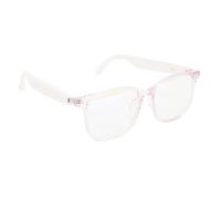 Annadue Lunes Intelligentes, Lunettes Anti-Bleu avec 5.4 Contrôle Tactile AI HoLper pour Appeler la Lecture de la Musique de la Musique (Pink)