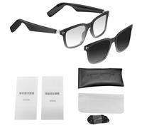 Annadue Lunettes de Traduction Bluetooth sans Fil Intelligentes, Traduction en Temps Réel avec IA, Prise en Charge de la Lecture de Musique, Appels Mains Libres, Protection Contre la (Vert foncé)