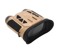 Annadue Lunettes de Vision Nocturne, Jumelles Digita Vision 4K 48 MP avec Double écran HD 2,4 Pouces, Zoom Numérique 16x, Batterie Rechargeable 3000 MAh pour la sécurité en Camping (Yellow)